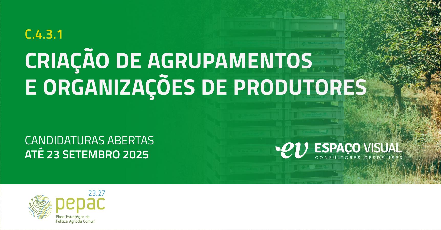 Criação de Agrupamentos e Organizações de Produtores | Espaço Visual